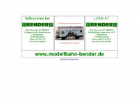 modellbahn-bender.de Webseite Vorschau