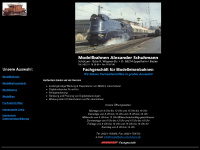 modellbahn-schuhmann.de Webseite Vorschau