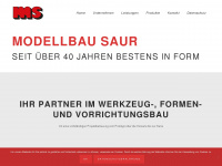 modellbau-saur.de Webseite Vorschau