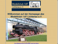 modellclub-lichtenau.de Webseite Vorschau