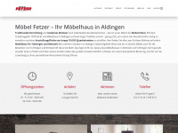 moebel-fetzer.de Webseite Vorschau