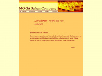 moga-safran.de Webseite Vorschau