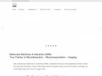 molecular-machines.com Webseite Vorschau
