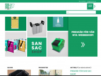 sansac.se Webseite Vorschau