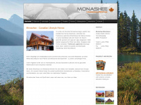 monashee-blockhaus.de Webseite Vorschau