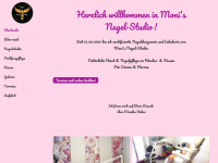 monis-nagel-studio.de Webseite Vorschau