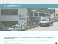 moser-metallbau.de Webseite Vorschau