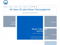 moser-technik.de Webseite Vorschau