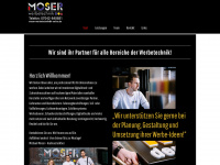 moser-werbetechnik.de Webseite Vorschau