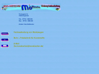 mossbacher.de Webseite Vorschau