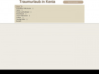 traumurlaub-kenia.de Webseite Vorschau