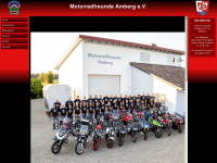 motorradfreunde-amberg.de Webseite Vorschau