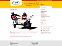 hu-sidecars.de Webseite Vorschau