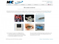 mrc-systems.de Webseite Vorschau