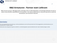 ms-armaturen.de Webseite Vorschau