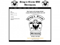 kingscrewmc.de Webseite Vorschau