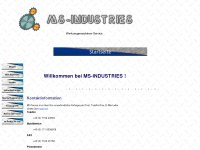 ms-industries.de Webseite Vorschau