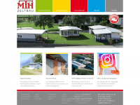 mth-zeltbau.de Webseite Vorschau