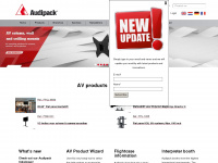 audipack.com Webseite Vorschau