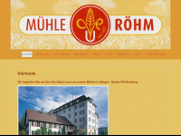muehle-roehm.de Webseite Vorschau