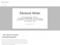 mueller-baeckerei.de Webseite Vorschau