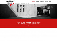 mueller-bau.com Webseite Vorschau