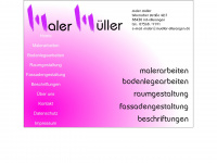 mueller-beschriftungen.de Webseite Vorschau