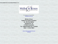 mueller-kraus.de Webseite Vorschau