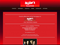 muellers-tanzschule.de Webseite Vorschau