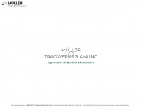 mueller-tragwerksplanung.de Webseite Vorschau
