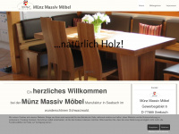 muenz-massiv-moebel.de Webseite Vorschau