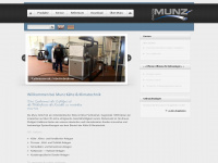 munz.de Webseite Vorschau