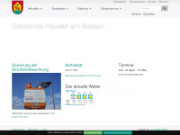 hausen-am-bussen.de Webseite Vorschau