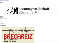 museumsgesellschaft.de Webseite Vorschau