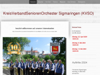 kvso-sigmaringen.de Webseite Vorschau