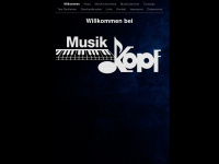musik-kopf.de Webseite Vorschau