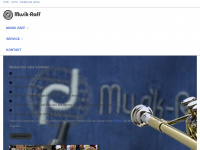 musik-raff.de Webseite Vorschau