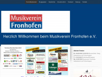 mv-fronhofen.de Webseite Vorschau