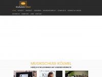 musikschule-koelmel.de Webseite Vorschau