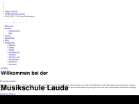 musikschule-lauda.de Webseite Vorschau