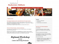 musikschule-muellheim.de Webseite Vorschau