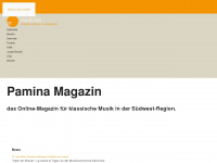 pamina-magazin.de Webseite Vorschau