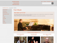 fest-musik.de Webseite Vorschau