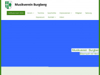 musikverein-burgberg.de Webseite Vorschau