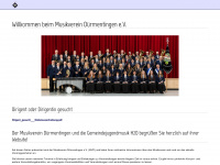 musikverein-duermentingen.de Webseite Vorschau