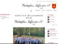 musikverein-nufringen.de Webseite Vorschau