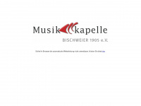 musikkapelle-bischweier.de Webseite Vorschau