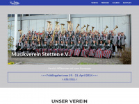 mv-stetten-online.de Webseite Vorschau