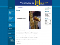 musikverein-umkirch.de Webseite Vorschau