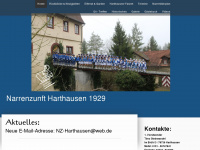 nz-harthausen.de Webseite Vorschau